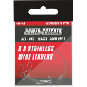 SPRO Power Catcher Stainless Wire Leaders - stålforfang-15cm (8kg)
