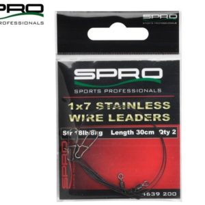 SPRO Stainless Wire Leaders - stålforfang-15cm (8kg)