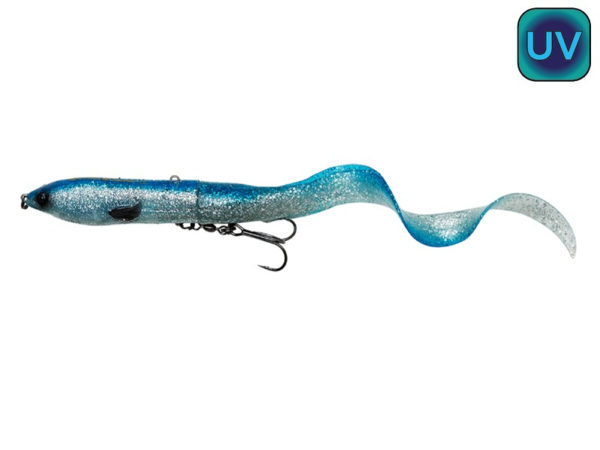 Savage Gear 3D Hard Eel V2-Blue Silver