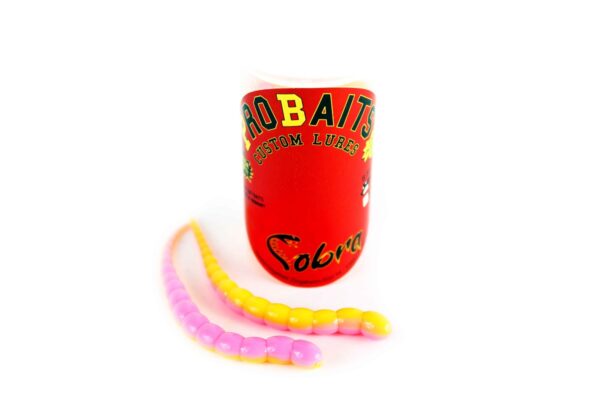ProBaits Cobra - 7,5 cm 8 stk Gummidyr Bubblegum