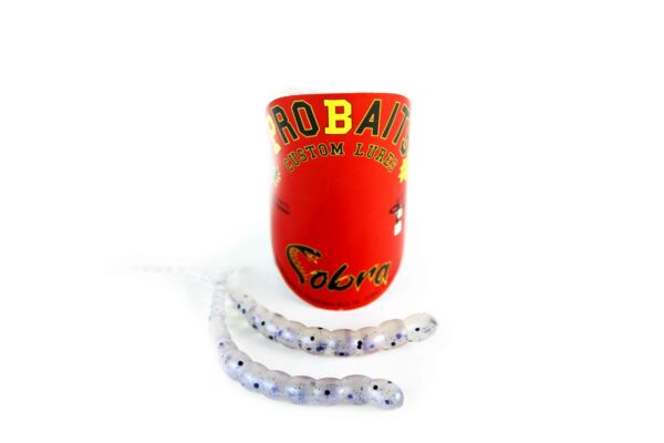 ProBaits Cobra - 7,5 cm 8 stk Gummidyr Pearl