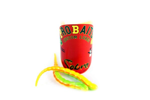 ProBaits Cobra - 7,5 cm 8 stk Gummidyr Rainbow