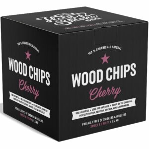 Holy Smoke BBQ Smoke Wood Chips, 1,5 kg, kirsebær