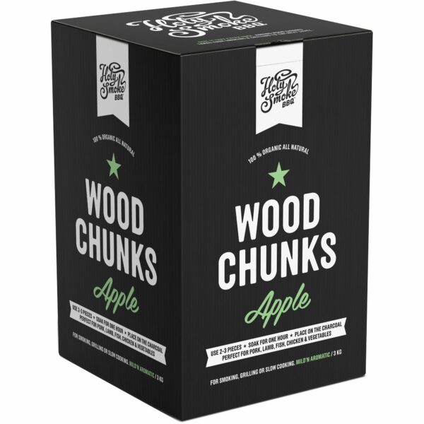 Holy Smoke BBQ Wood Chunks 3 kg, apple