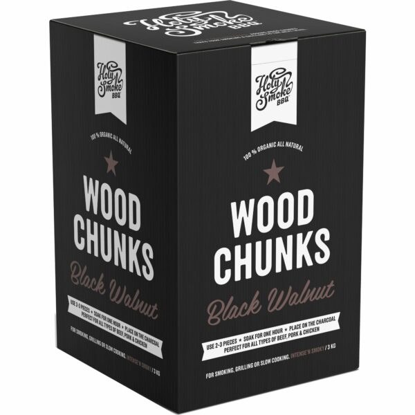 Holy Smoke BBQ Wood Chunks 3 kg, walnut
