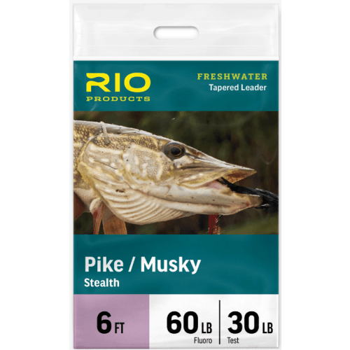 Rio Pike/Musky Stealth Tapered Leader 6ft